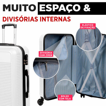 Santino 3-Piece Pisa Rigid 360° Luggage Set - MZV183J
